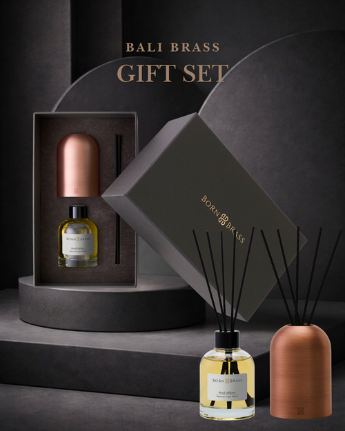 Bali Brass Gift Set in Born Brass presentation packaging