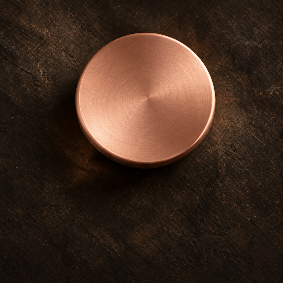 Born Brass rose gold finish