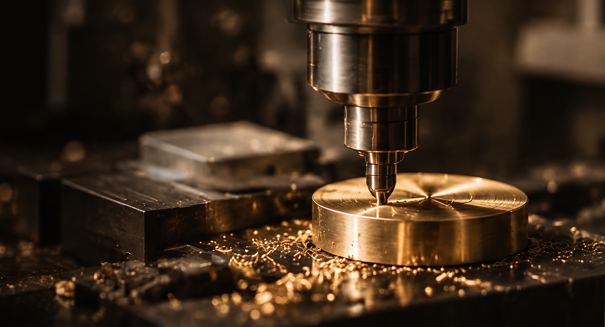 Precision machining of solid brass at Born Brass