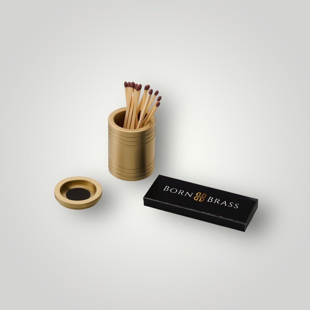 London Match Holder - Bornbrass