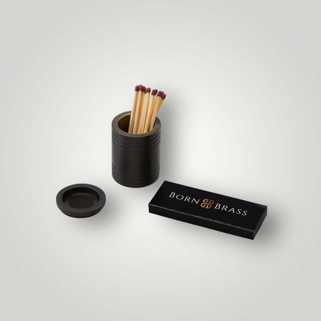 London Match Holder - Bornbrass