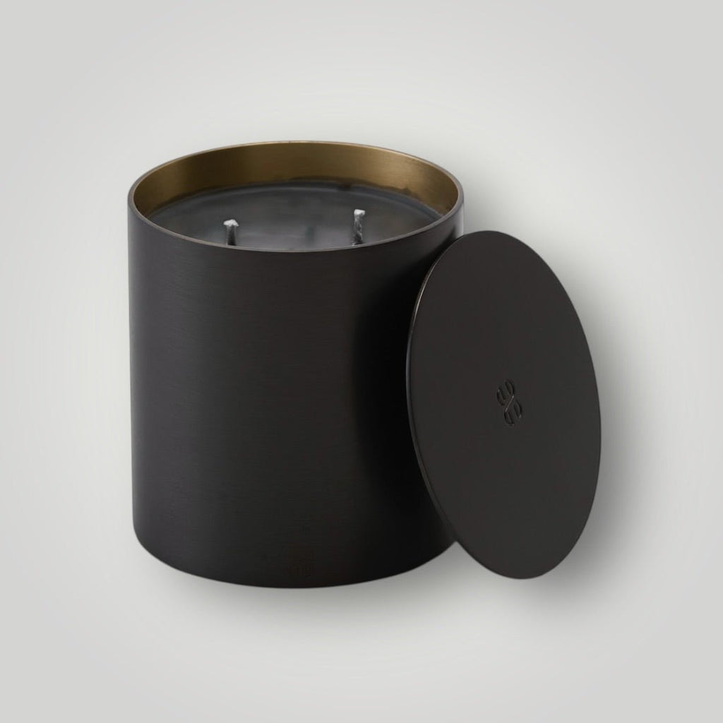 Madrid Lidded Brass Candle - Scented - Bornbrass
