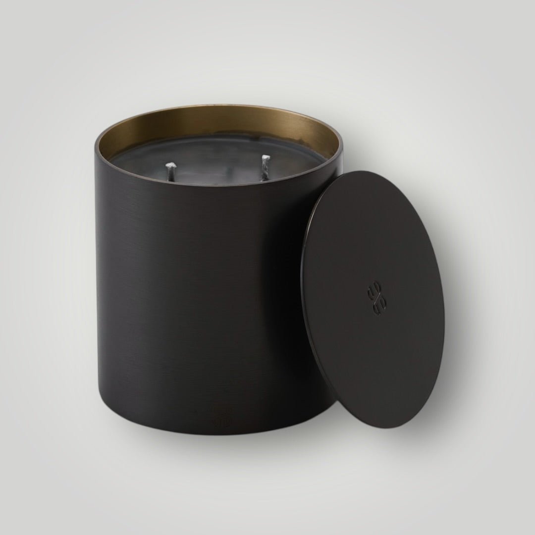 Madrid Lidded Brass Candle - Scented - Bornbrass