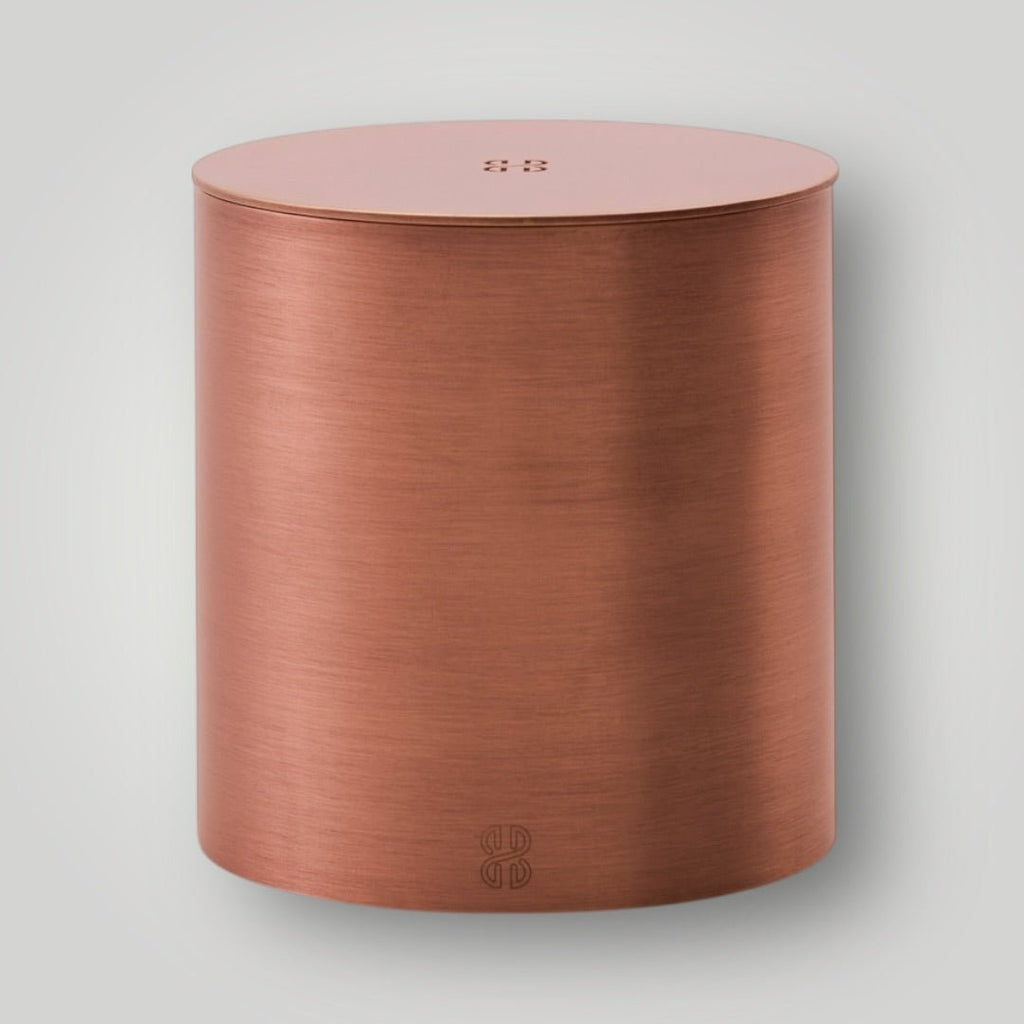 Madrid Lidded Brass Candle - Scented - Bornbrass