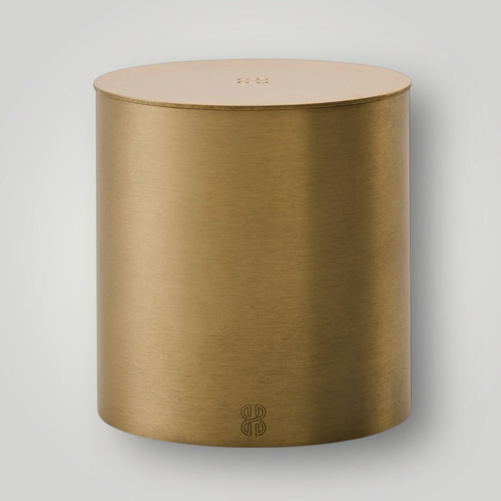 Madrid Lidded Brass Candle - Scented - Bornbrass