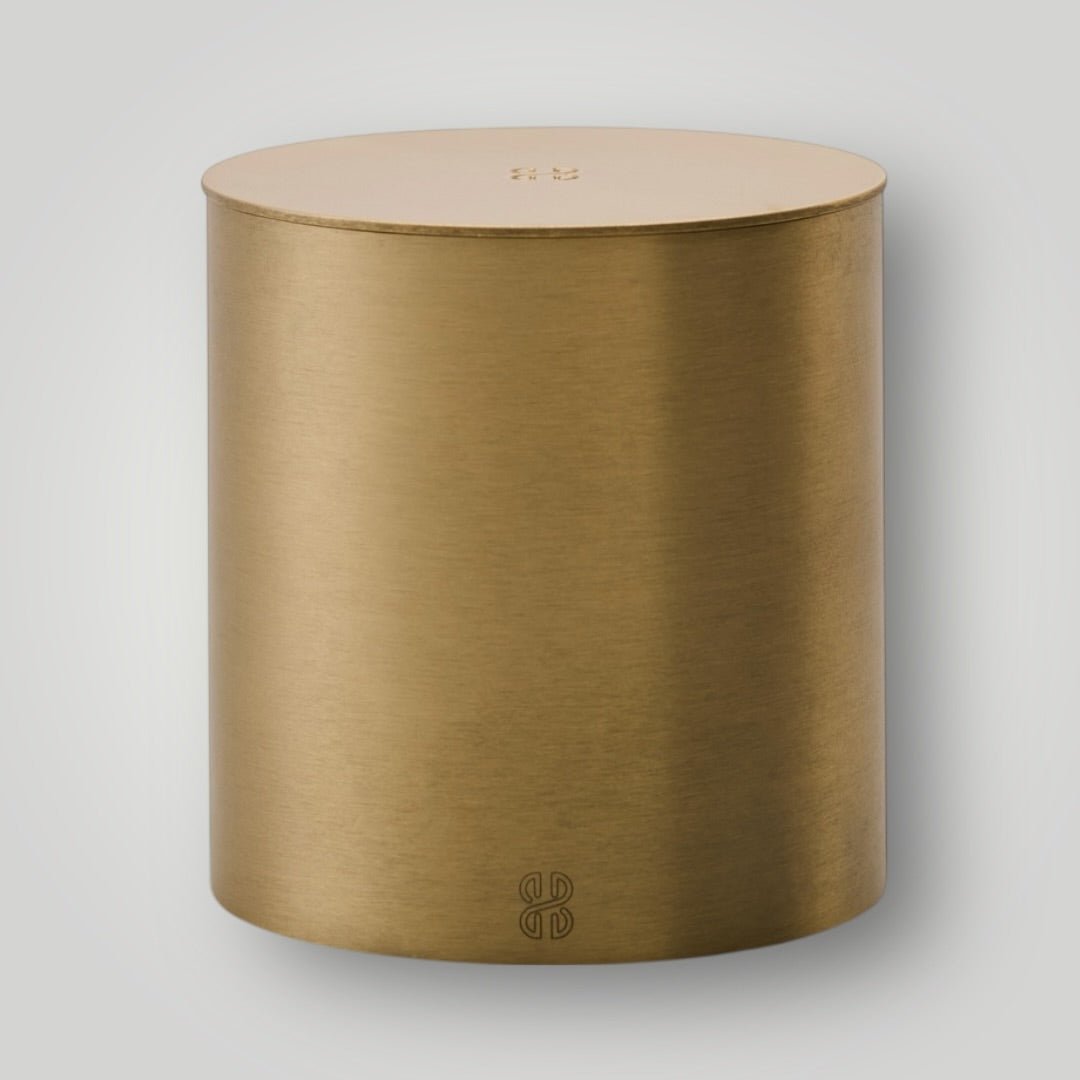 Madrid Lidded Brass Candle - Scented - Bornbrass