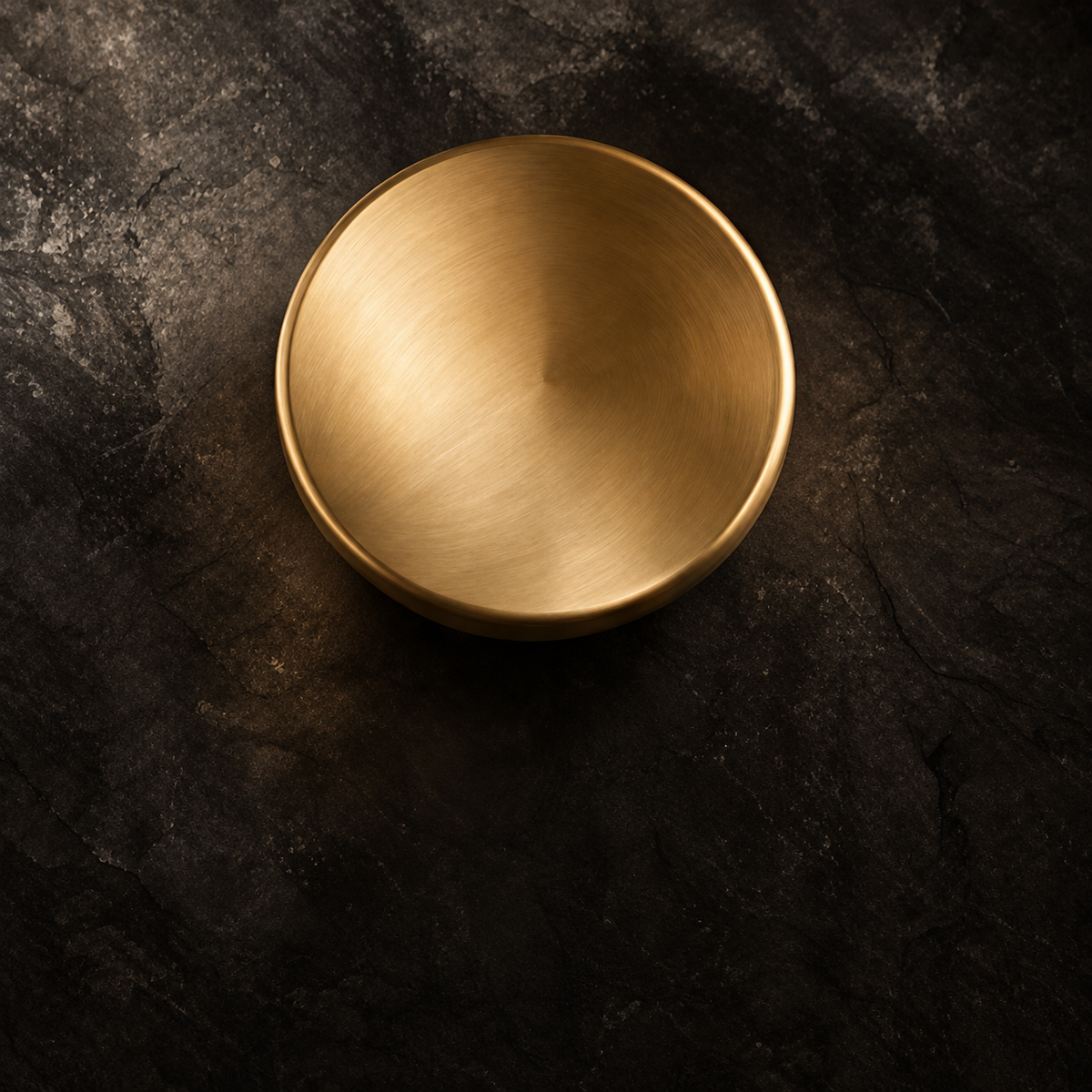 Born Brass satin gold finish